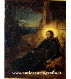A. Chierici, La morte di S. Francesco Saverio, olio su tela